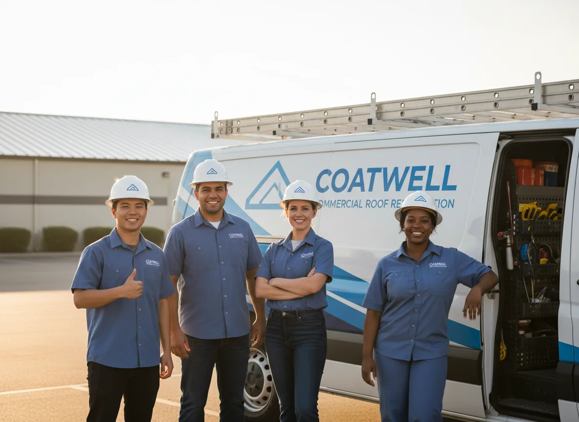 Commercial roof coating company in Fresno, TX